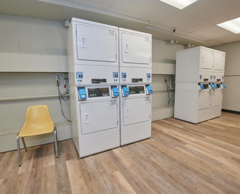 Laundry services facility at Pineview Apartments in Morgantown, WV.
