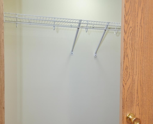 Bedroom Closet Detail at Pineview Apartments